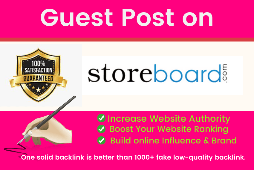 Publish A Guest Post on http://storeboard.com for $250