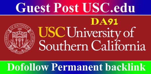 Publish A Guest Post on http://usc.edu for $350