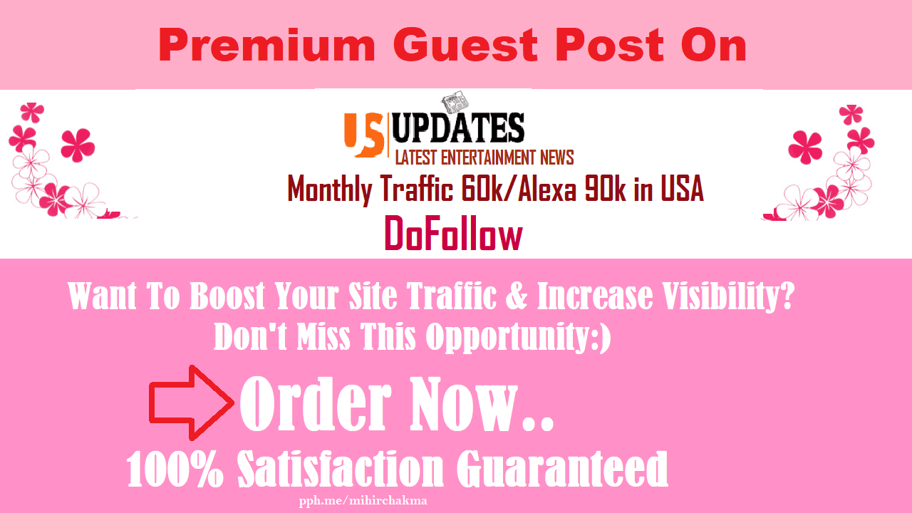 Publish A Guest Post on http://USupdatezone.com for $250