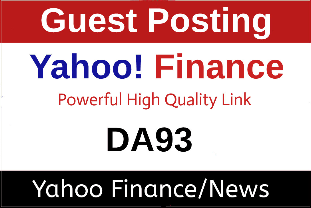 Publish A Guest Post on https://finance.yahoo.com/ for $699