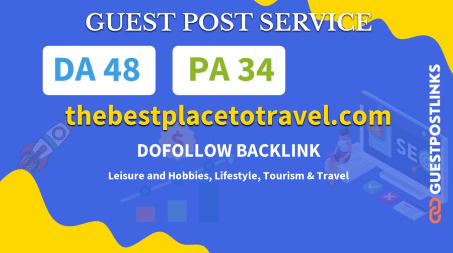 Publish A Guest Post on https://travelblogplace.com for $349