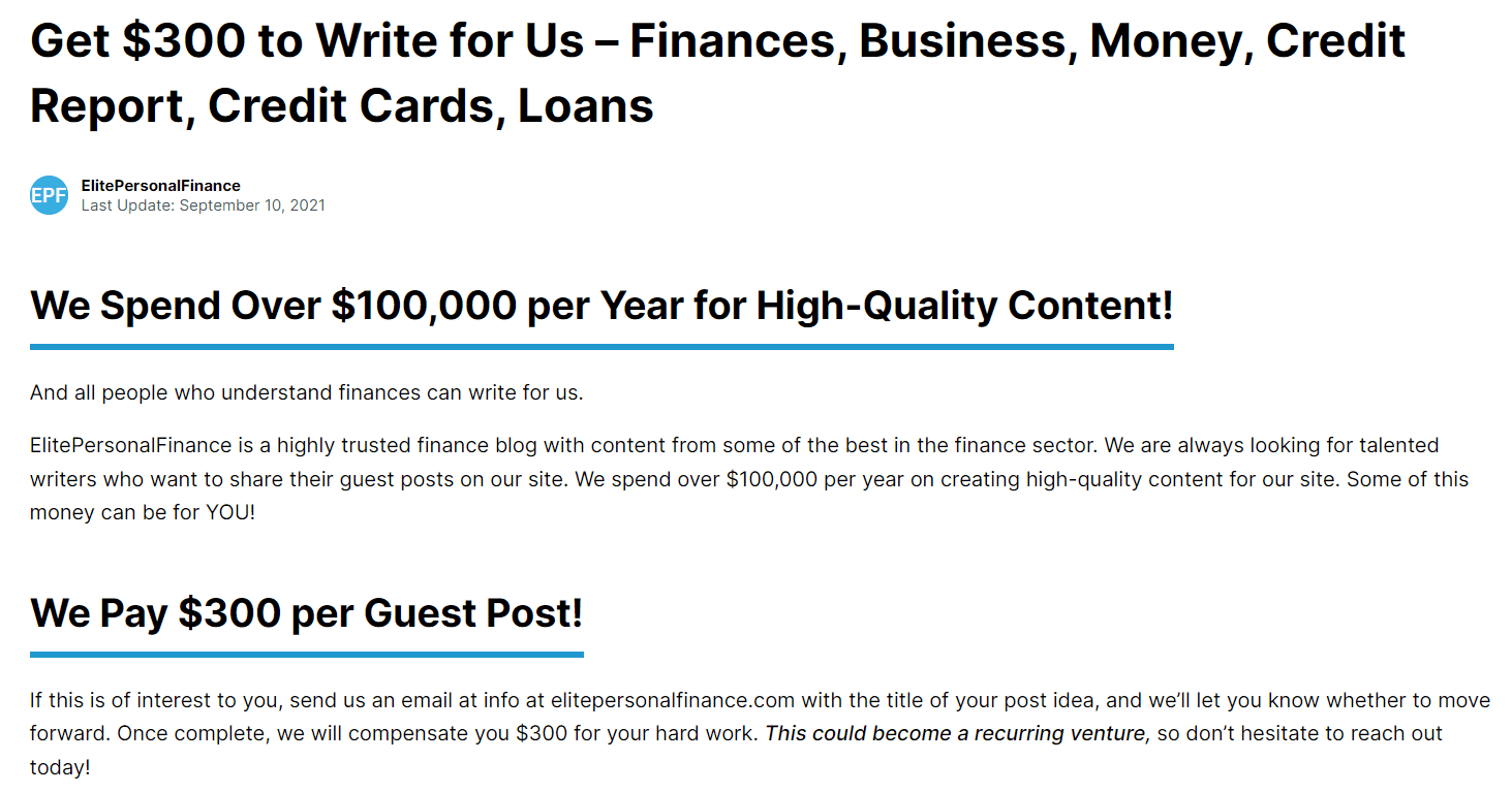 Publish A Guest Post on https://trendstorys.com for $300