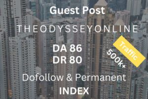 Publish A Guest Post on https://www.theodysseyonline.com for $210