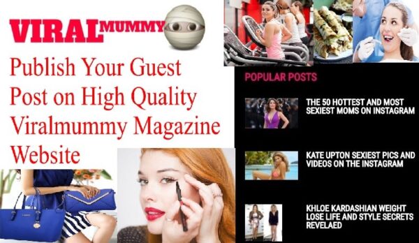 Publish A Guest Post on viralmummy.com for $285