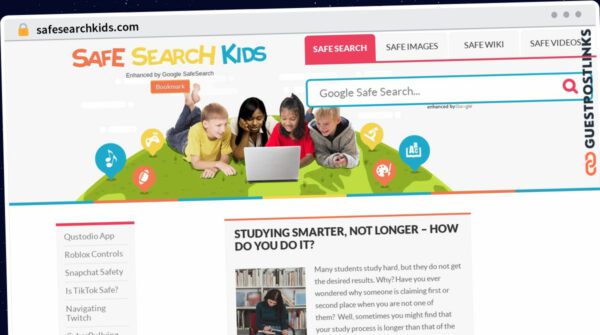 Publish A Guest Post on safesearchkids.com for $290